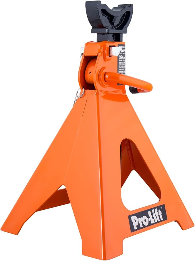 Pro-LifT Heavy Duty 6 Ton Jack Stands Pair - Double Locking Pins - Handle Lock and Mobility Pin for Auto Repair Shop with Extra Safety