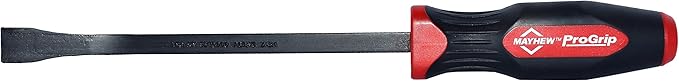 Mayhew Tools 40110 ProGrip Pry Bar, Red, 12" Curved