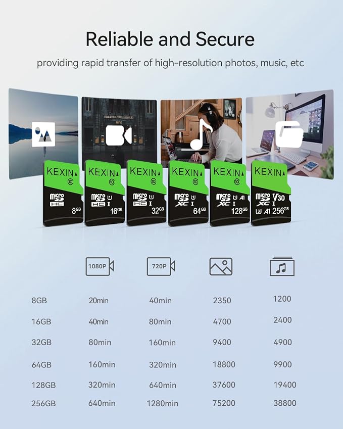 KEXIN 8GB Micro SD Cards Bulk