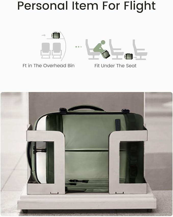 LOVEVOOK 40L Travel Backpack for Women Men, Airline Approved Carry On Luggage