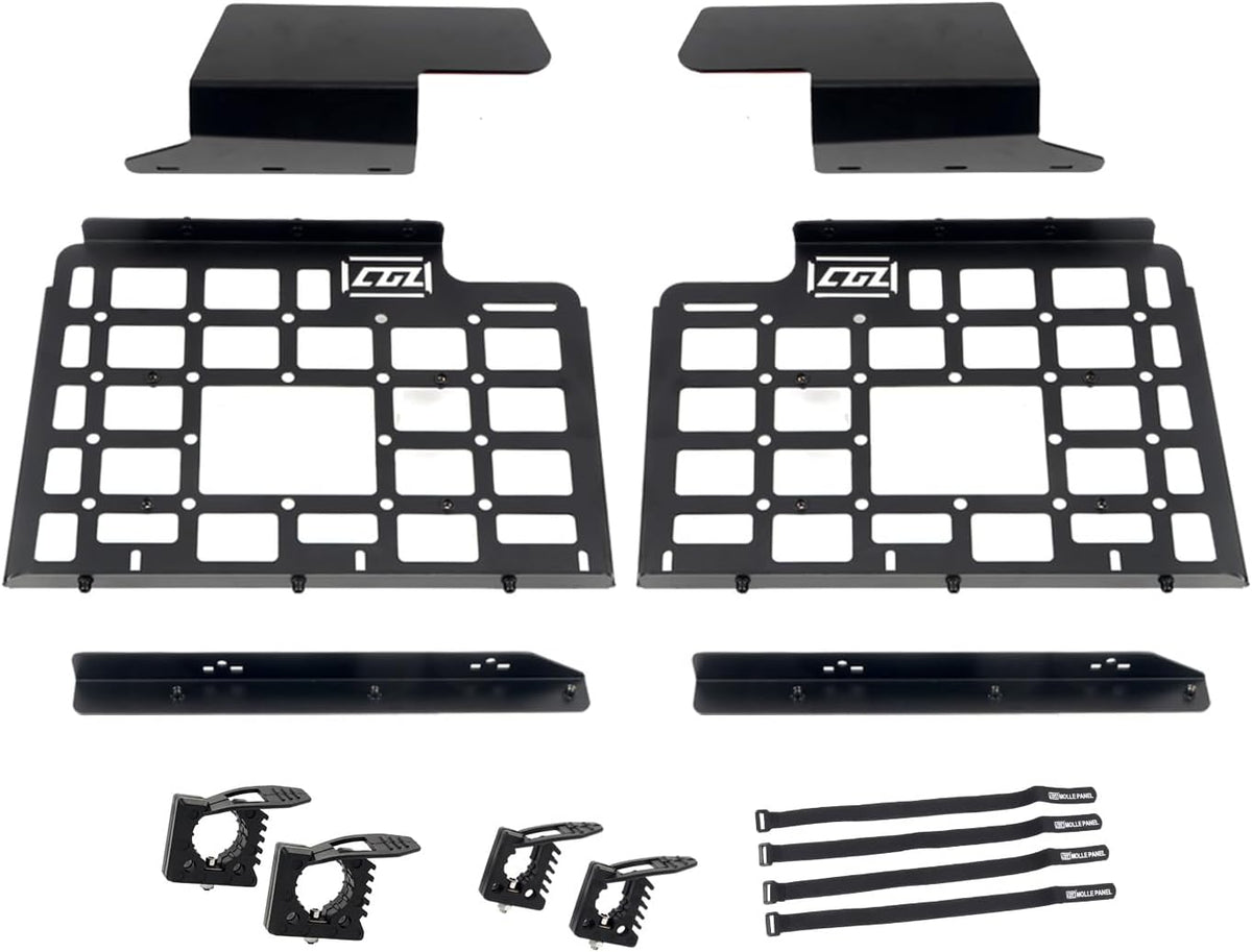 HIGH FLYING for Land Rover Defender 4dr 2020-2025 Car Accessories Modular Storage Molle Panel System Trunk Shelf Organizer Interior Cargo Rack Aluminum (Side Panels)