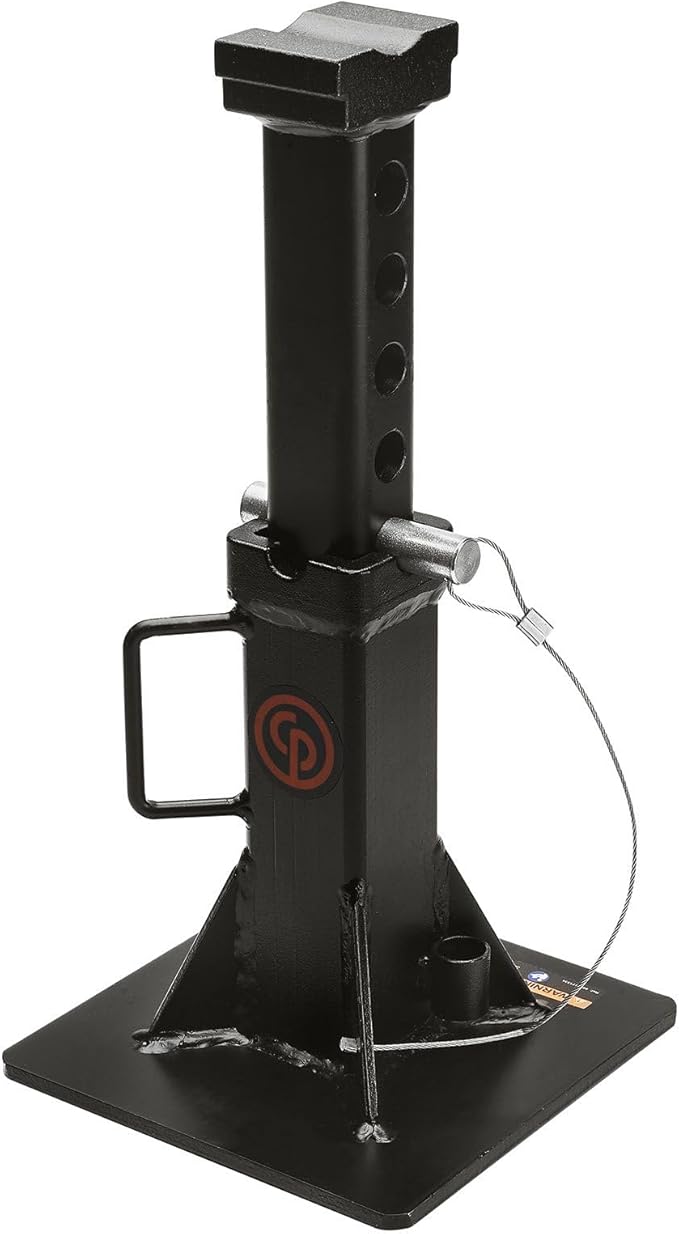 Chicago Pneumatic CP82120 - Jack Stands, 12 Ton (12T), Heavy Vehicle, Lifting Height 11.81-17.72 Inch (Pair)