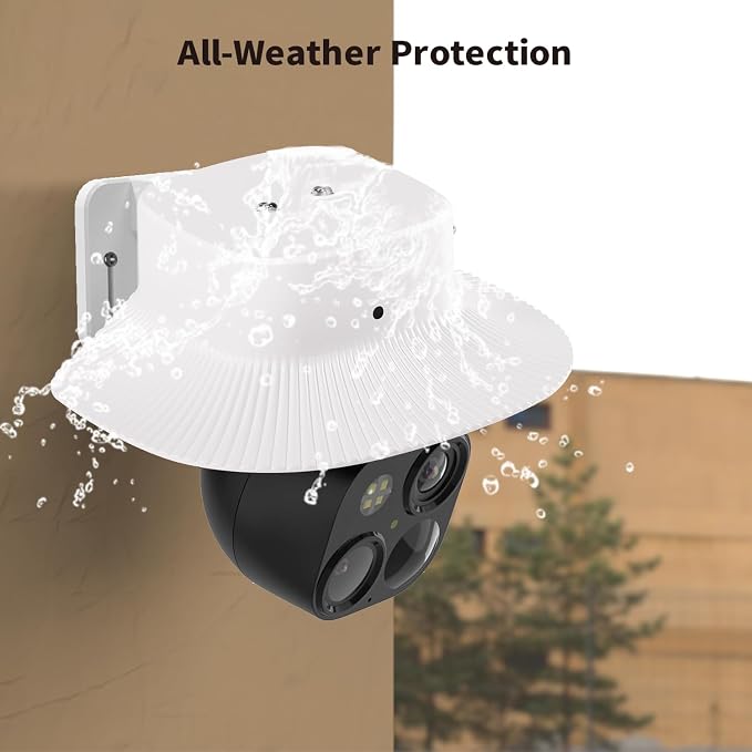 Rain Cover for Eufy Security SoloCam S340, Protective Weather Shield for