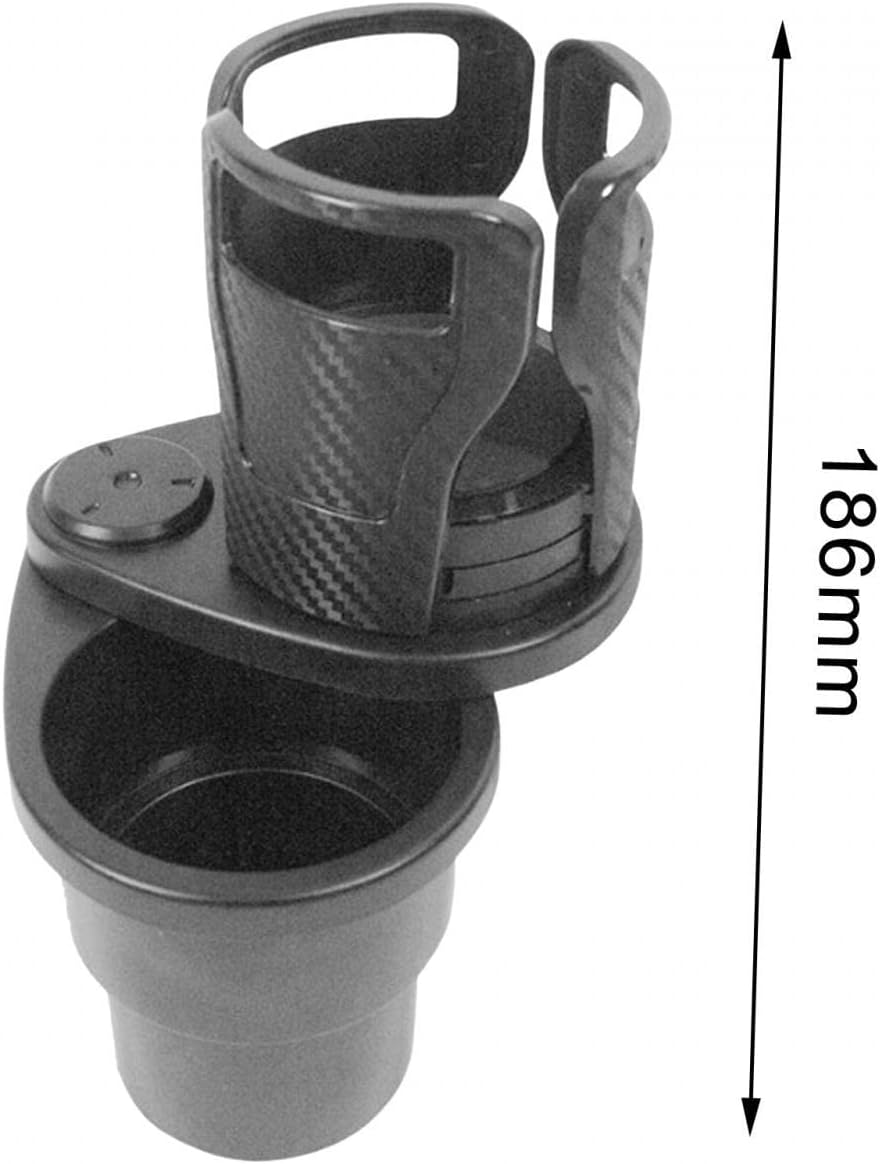 Car Drink Holder Cup Holder Expander Adapter Mount Organizer Expandable Rotating Adjustable Extra Water Extender Fit Made of ABS Suitable for