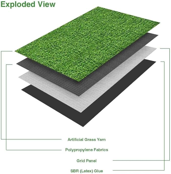 Golf Putting Green Turf (0.47" Custom Size) Multi-use Artificial Grass Rug Indoor/Outdoor Carpet, Golf Hitting Practice Mat at Home,Fake Grass Landscape for Décor