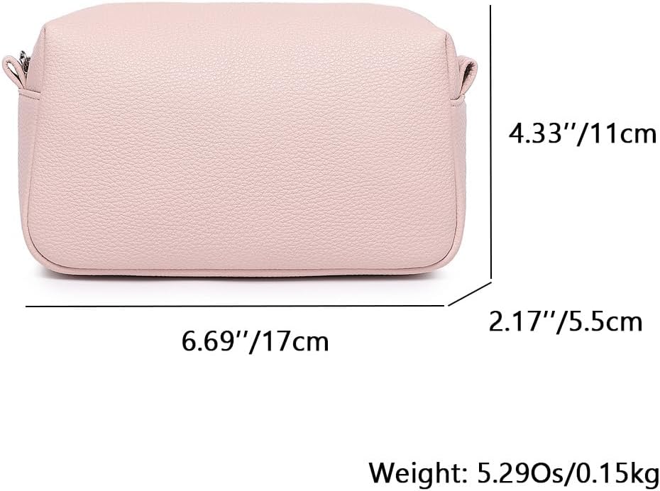 Travel Makeup Bag, Ring Clasp Wristlet Organizer (Charming)