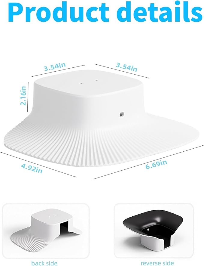 Outdoor Rain Cover for Solar Security Cameras, Compatible