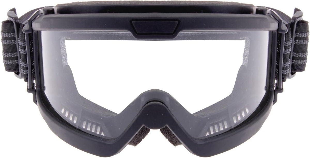 Rothco ANSI Rated OTG Goggles - Anti-Fog Safety Eyewear with UV400 Protection | Black/Clear