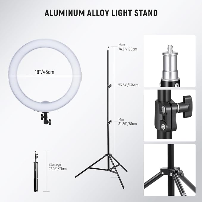 NEEWER 18 Inch/45cm LED Ring Light