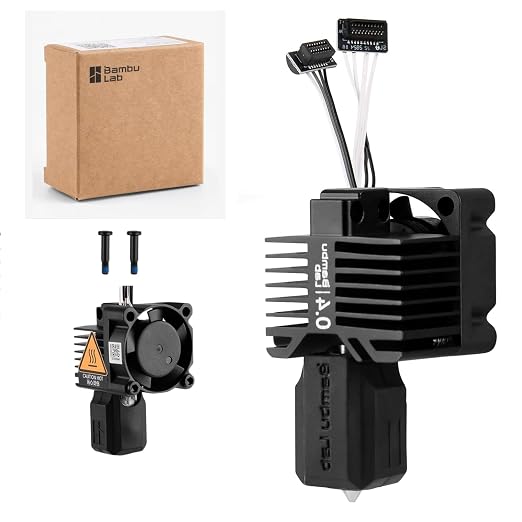 Bambu Lab P1P/P1S Hotend Complete Kit – Full Assembly Hardened Steel Nozzle