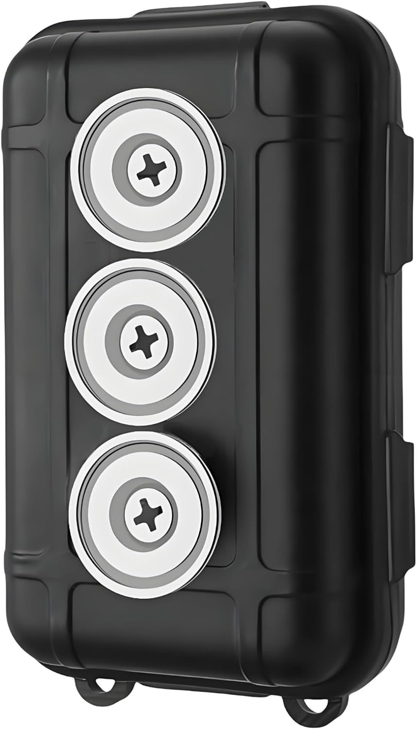 2 Pcs Magnetic Key Holders Under Car, Hide Key Magnetic Box for Storage Key Indoors, Outdoors, Waterproof Hider Key on The Bottom of Car