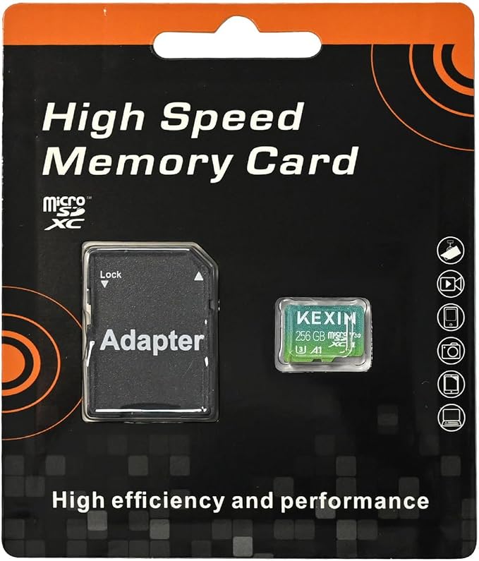 KEXIN 256GB Micro SD Card with Adapter