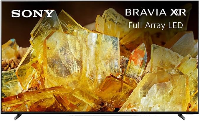 Sony Bravia XR 75" X90L 4K HDR Full Array LED Smart TV XR75X90L (Renewed) Bundle with 2 Year Protection Plan
