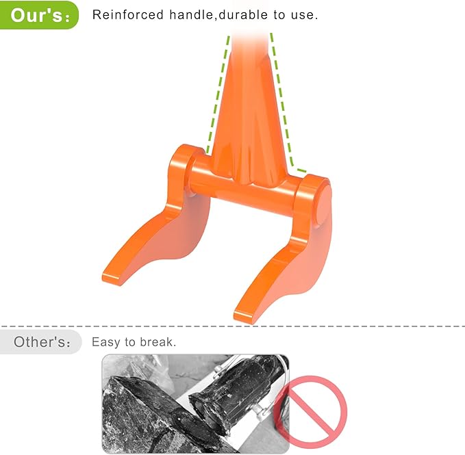 Enhanced Pallet Buster Fully Welded Deck Board Removal Tool 50'' Non-Slip Handle, All-Steel Deck Removal Tool One Piece Pallet Breaker Tool, Saves Time and Effort in Deck, Pallet Demolition
