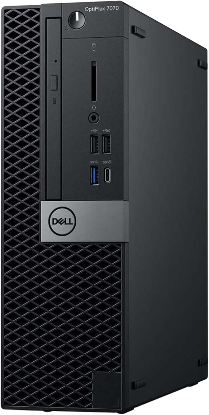 Dell Optiplex 7070 Desktop Computer | Hexa Core Intel i7 (3.4) | 16GB DDR4 RAM | 1TB SSD Solid State | Windows 11 Professional | Home or Office PC, Black (Renewed)