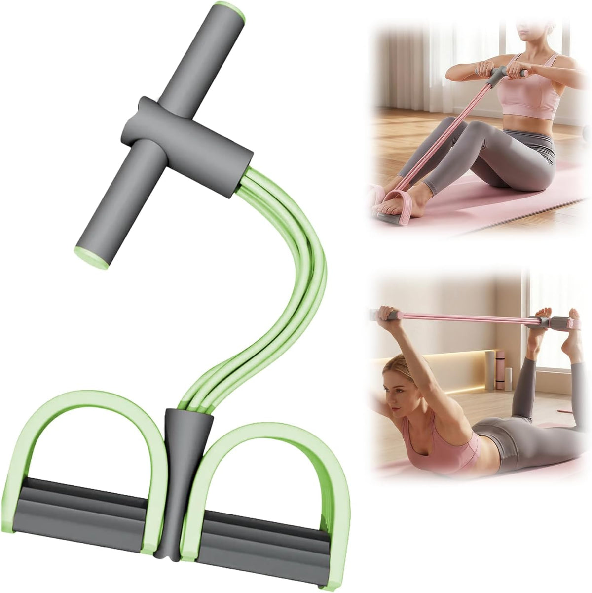 Skiennix Pedal Resistance Band - Multifunctional Elastic Yoga Band for Full Body Workout | Arm & Leg Stretching