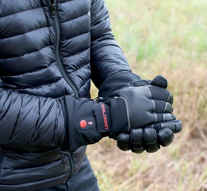 Smilodon Heated Gloves, Unisex Rechargeable Battery Powered Electric Heating Glove