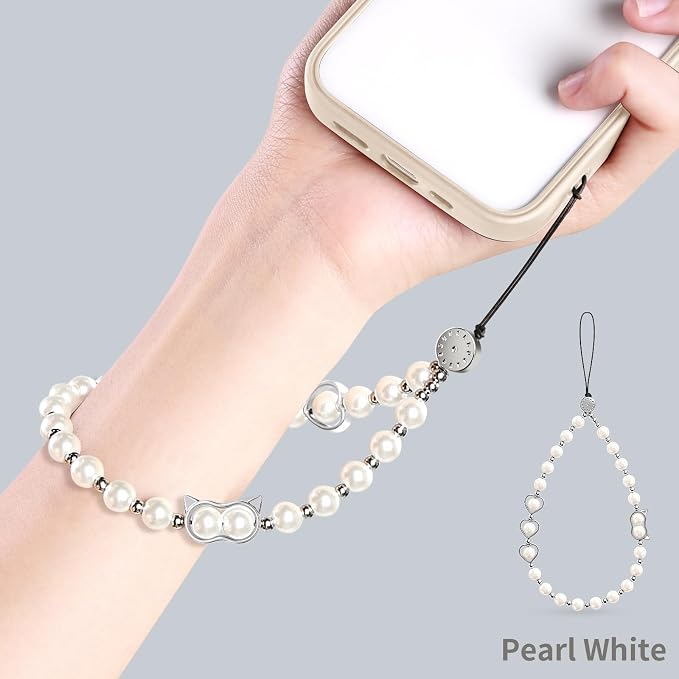 Phone Charm Beaded Strap Cute Cell Phone Wrist Straps String Accessories Hand