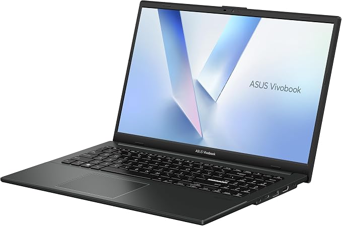 ASUS Vivobook Go 15 15.6” FHD 60Hz Laptop with Intel Processor N150, Intel UHD Graphics, 4GB RAM, 128GB SSD, Mixed Black