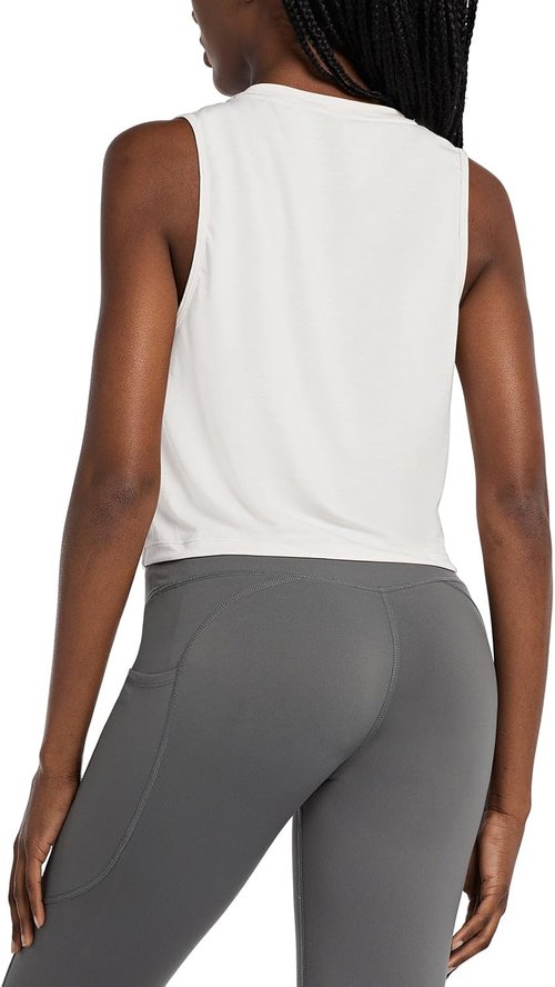 Baleaf Workout Tops - Women's Quick Dry Crop Tank for Gym & Yoga | Sleeveless, Loose Fit