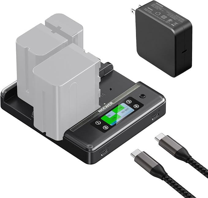 NEEWER NP-F970 4 Channel Charger
