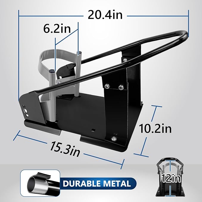 ROBLOCK Heavy Duty Steel Motorcycle Wheel Chock,1800 lbs Capacity Motorcycle Front Wheel Stand with 3 Adjustable Height Holes,Easy to Carry and Storage Suit for Dirt Bike,Motorcycles