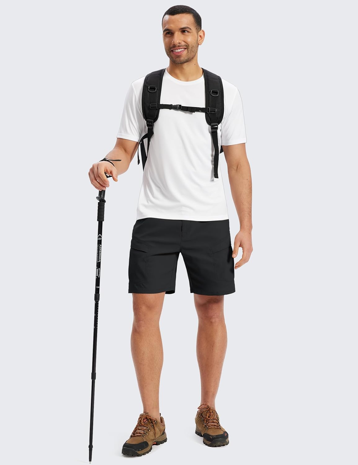 TACVASEN Men's Cargo Hiking Shorts - Quick Dry Tactical Work Shorts with 6 Pockets | Summer Casual Wear