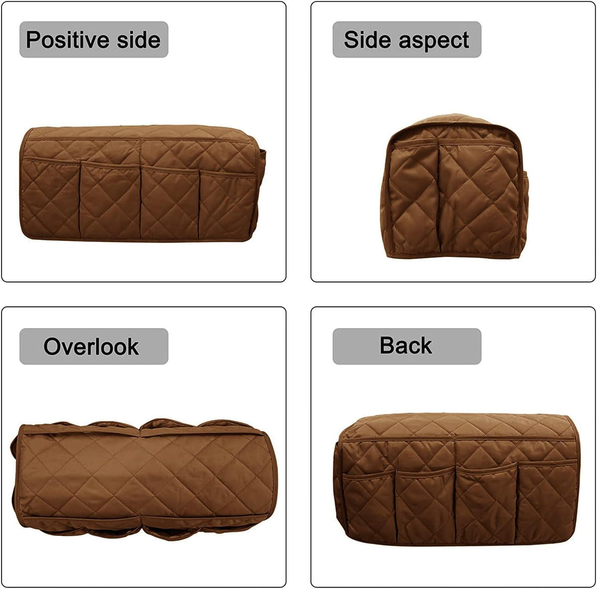 Armchair Caddy for Recliner - Sofa Armrest Organizer with 14 Pockets