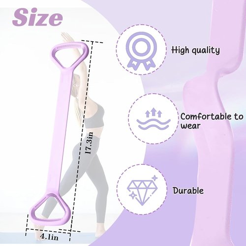 Figure 8 Resistance Bands by Skiennix - Durable Fitness Bands with Handles for Effective Workouts