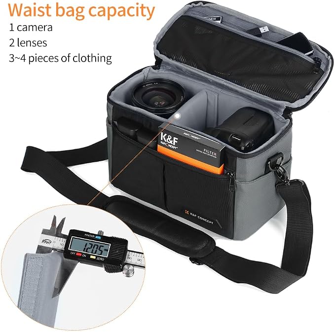 K&F CONCEPT Camera Bag EVA Waterproof 2 in 1Camera Backpack Shoulder Bag 32L