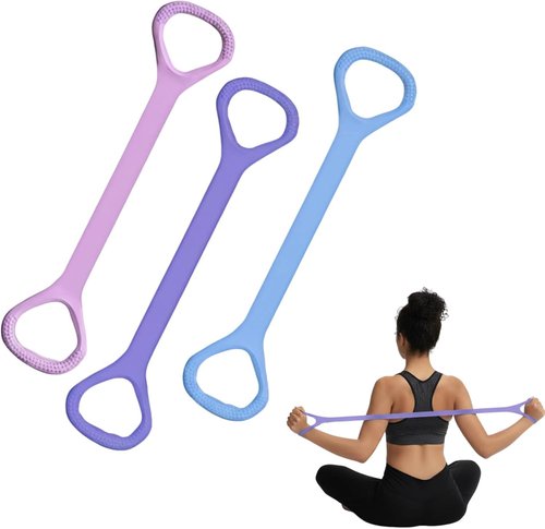 Figure 8 Fitness Resistance Band - Versatile Exercise Bands with Handles for Full Body Workouts