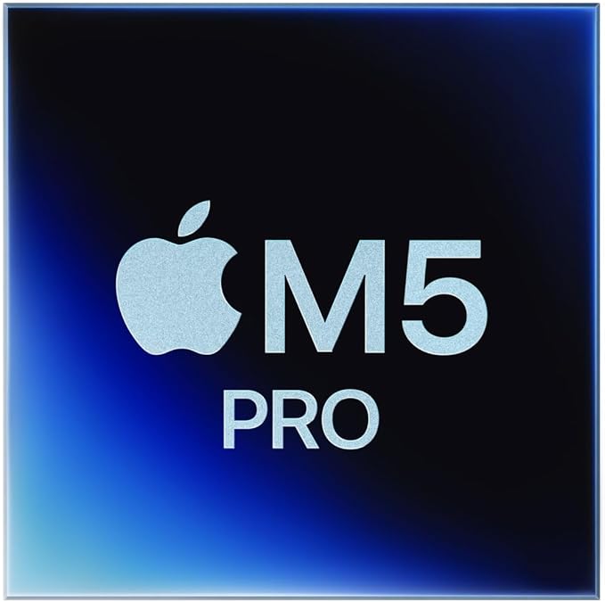 Apple 2026 MacBook Pro Laptop with Apple M5 Pro chip with 18-core CPU and 20-core GPU: Built for AI, 16.2-inch Liquid Retina XDR Display, 24GB Unified Memory, 1TB SSD, Wi-Fi 7; Silver