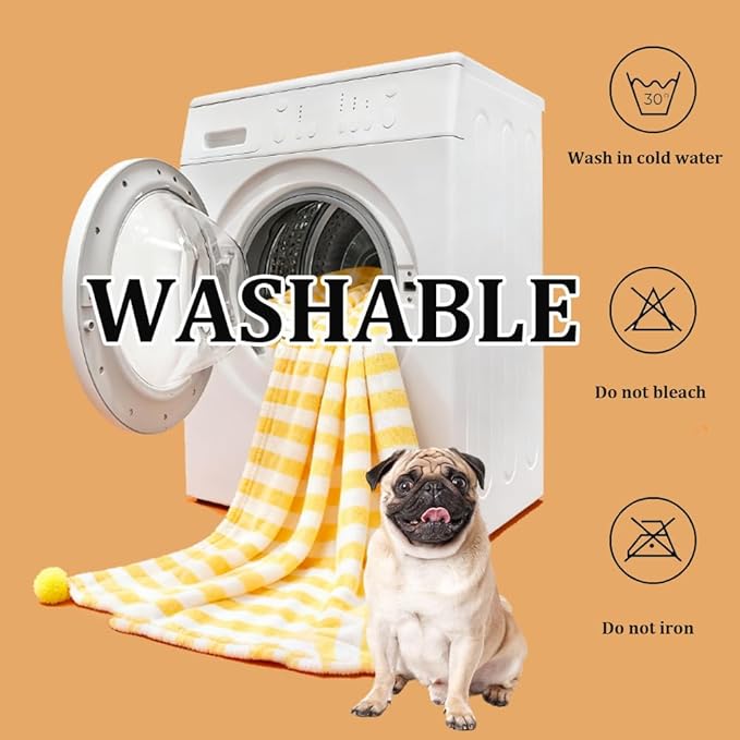3Pcs Blankets Soft Fluffy Sherpa Fleece Pet Blanket Plaid Blanket for Dog Puppy Cat (Plaid-3pcs, Small)