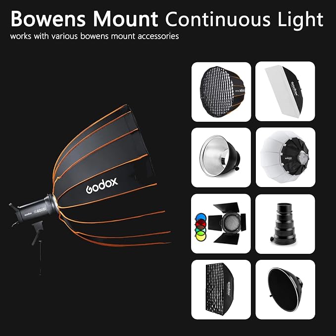 Godox SL60II-Bi LED Video Light Kit, Continuous Lighting