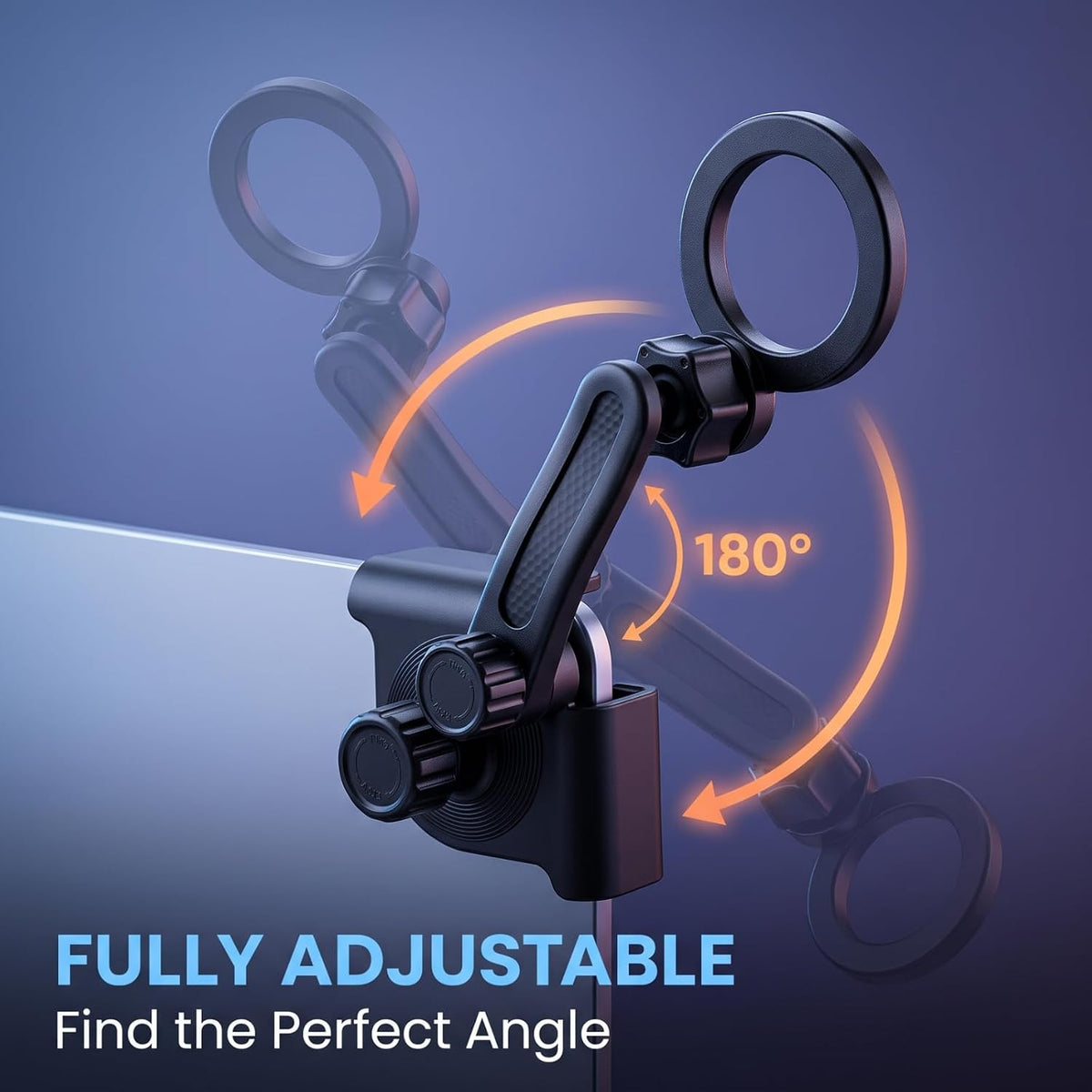 YUHENG Magnet Phone Holder,Clamp-on Screen Phone Holder