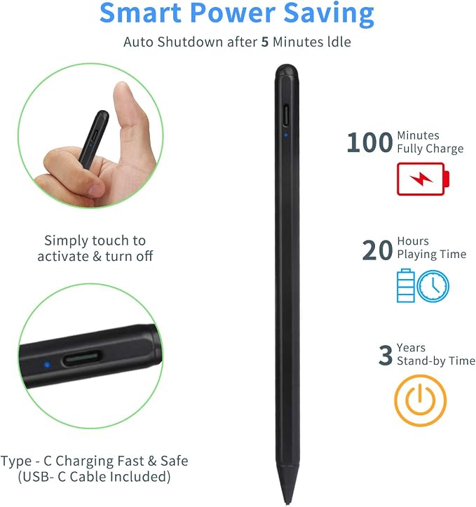 Stylus Pens for Lenovo Yoga Tab Pencil, Active Stylus Pen for Touch Screen