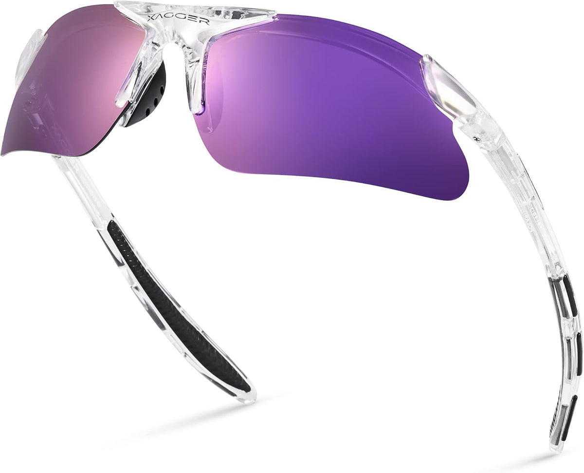 Xagger Kids Polarized Sports Sunglasses - Durable TR90 Frame for Boys & Girls | Baseball & Softball