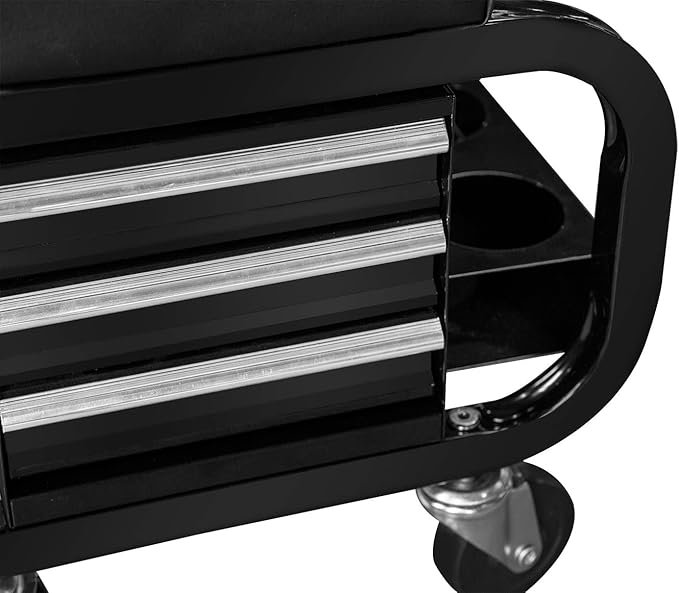 Big RED APD3127AR Torin Rolling Creeper Garage/Shop Seat, Rolling Tool Chest