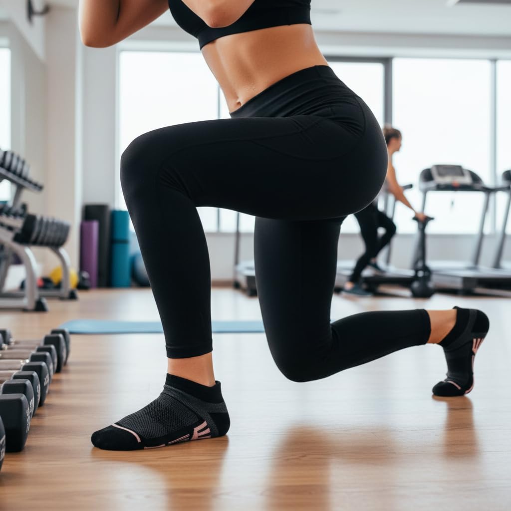 Skiennix Women's Ankle Socks - Lightweight & Breathable Low Cut Design | 10/15 Pairs with Heel Tab