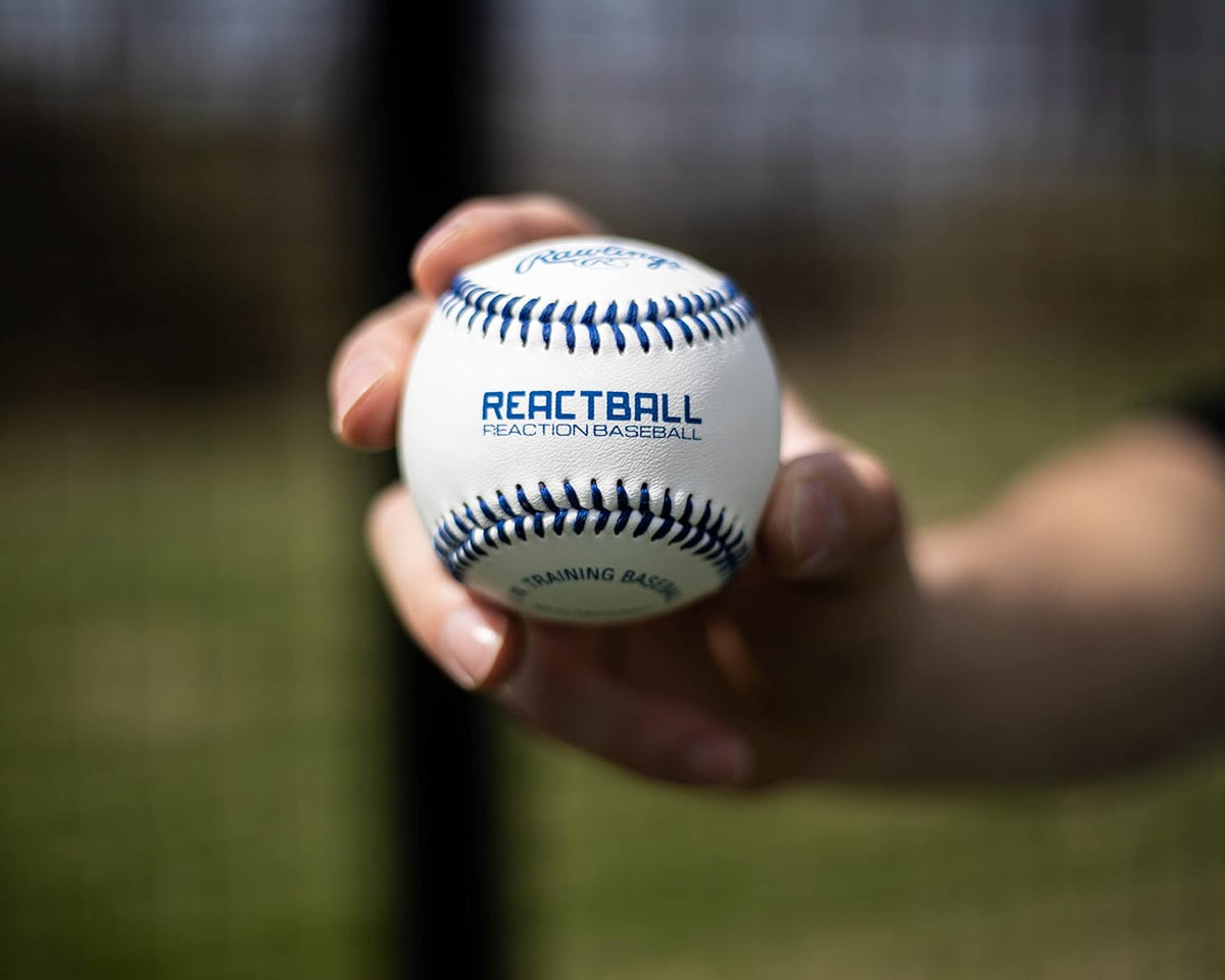 Rawlings Pro Style REACT Training Baseball - Enhance Skills with Premium Performance Design