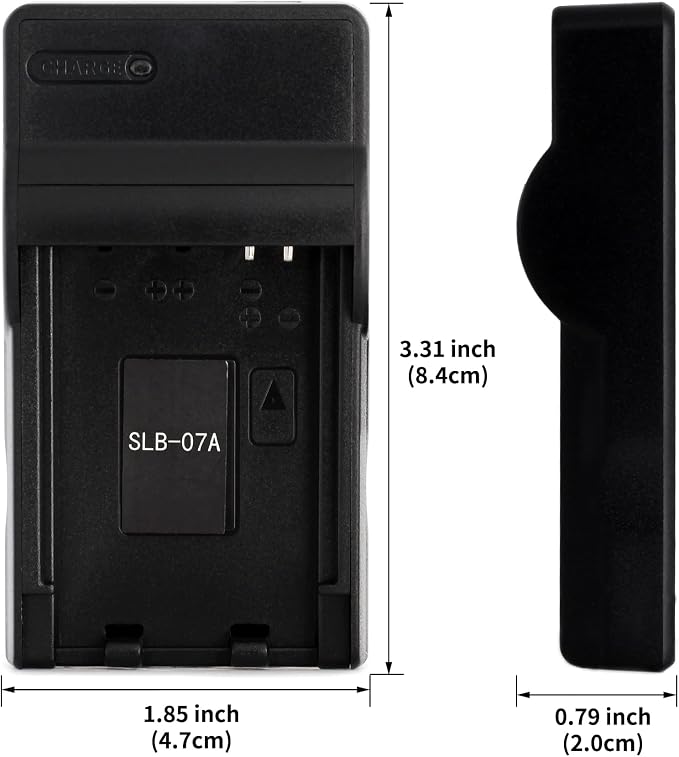 SLB-07A USB Charger for Samsung PL150, TL90 Camera and More