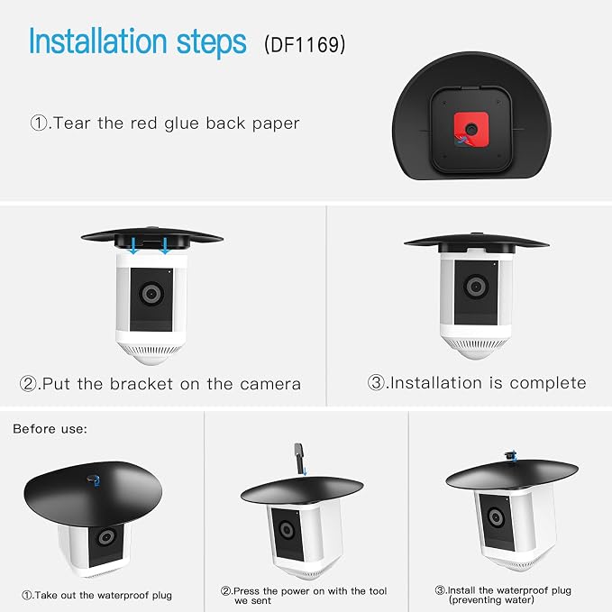 HOLACA Sun Rain Shade Camera Cover