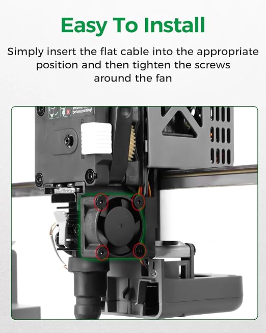 Creality Official Ender 3 V4 Heatbreak Fan, Official Original Cooling Fan