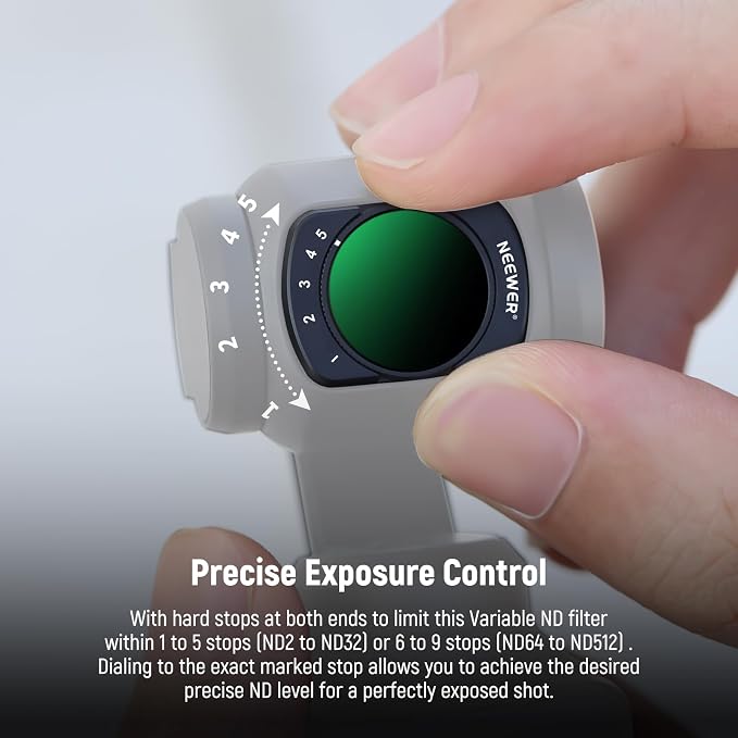 NEEWER Variable ND Filter Set Compatible