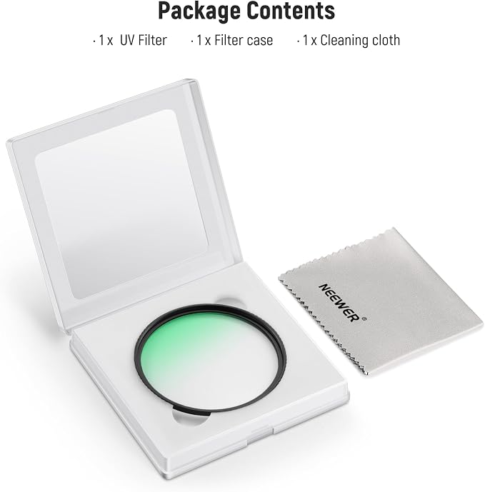 NEEWER 43mm MC UV Protection Filter 24 Layer Multi Resistant Nano Coatings/HD