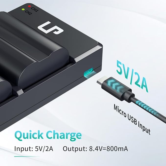 LP EN-EL15 EN EL15a Battery Charger Pack, Compatible