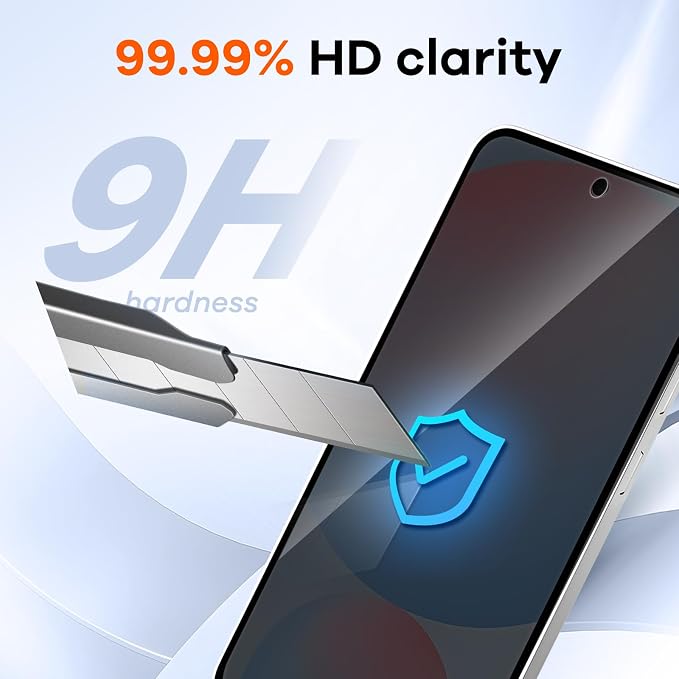 3+3 Pack for Samsung Galaxy S23 FE 5G Privacy Screen Protector & Phone Camera