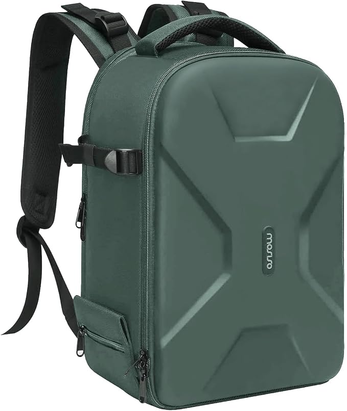 MOSISO Camera Backpack, DSLR/SLR/Mirrorless Photography Camera Bag Full Open