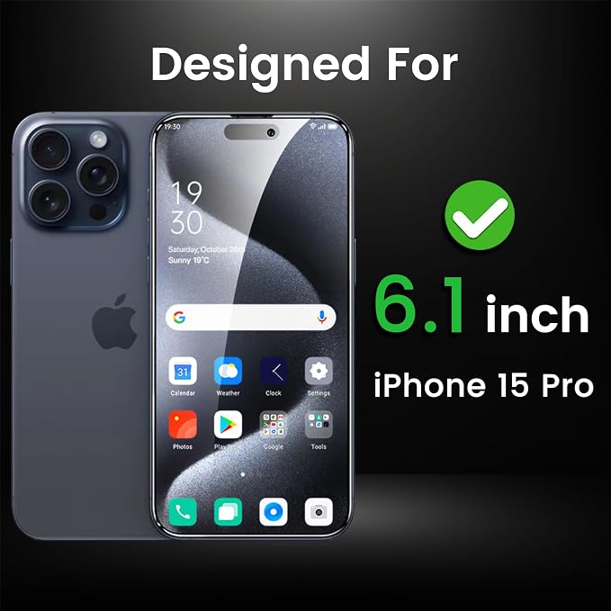 Romkasi 4 Pack Privacy Screen Protector