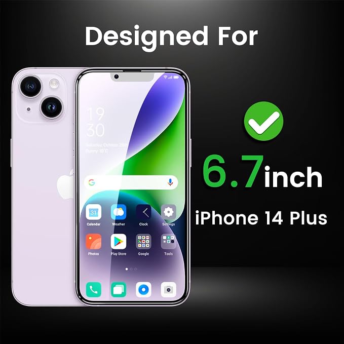 Romkasi 3 Pack Privacy Screen Protector